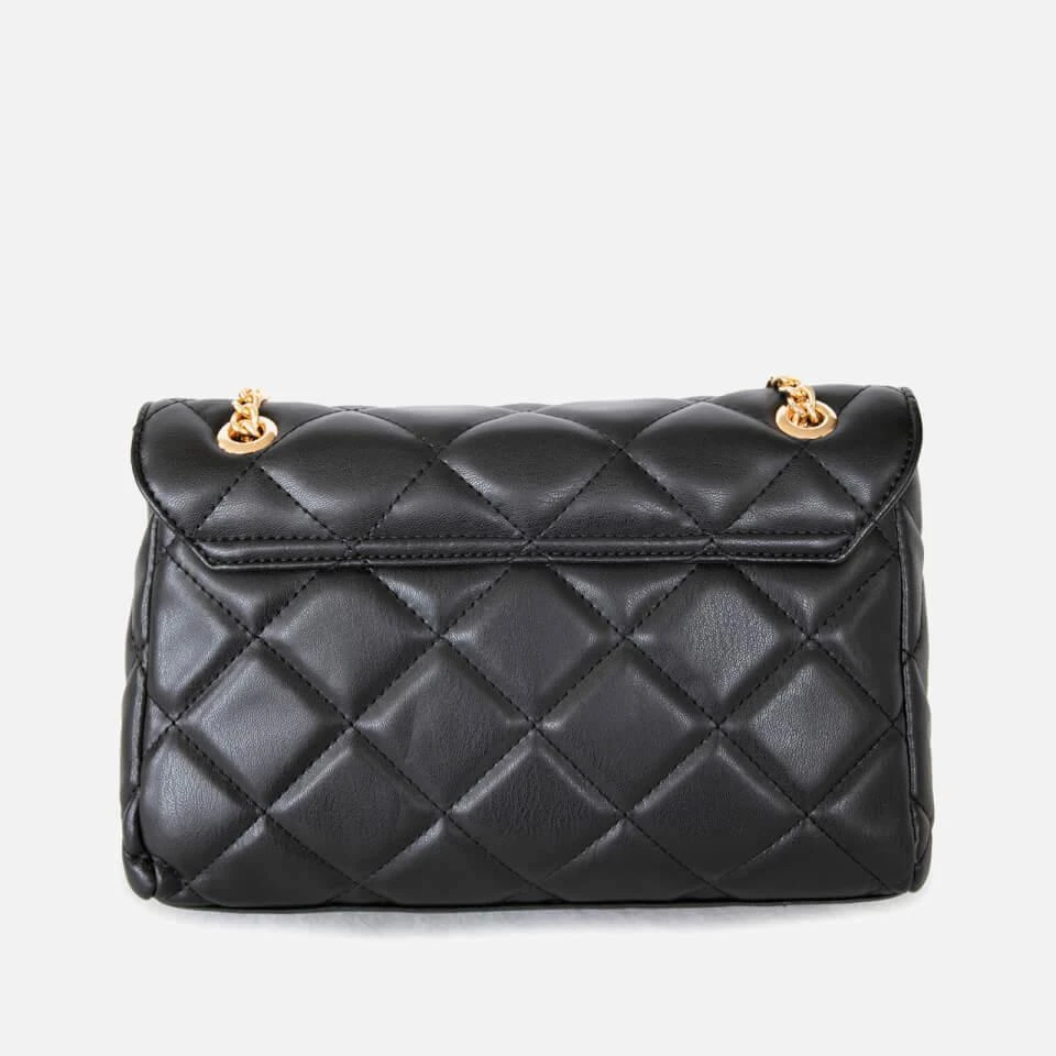 商品Mario Valentino|Valentino Ocarina Quilted Faux Leather Shoulder Bag,价格¥778,第3张图片详细描述