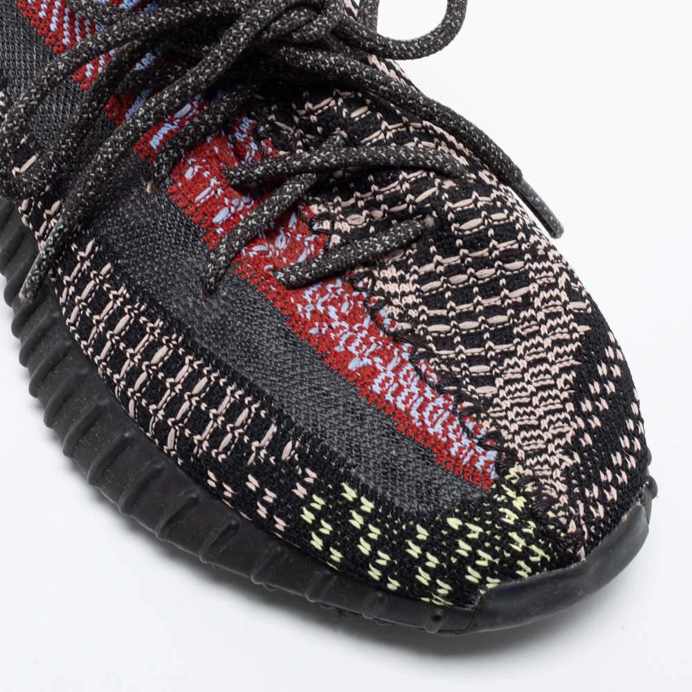 Adidas x Yeezy Boost Multicolor Knit Fabric And Mesh 350 V2 Yechiel Reflective Sneakers Size 40 2/3 商品