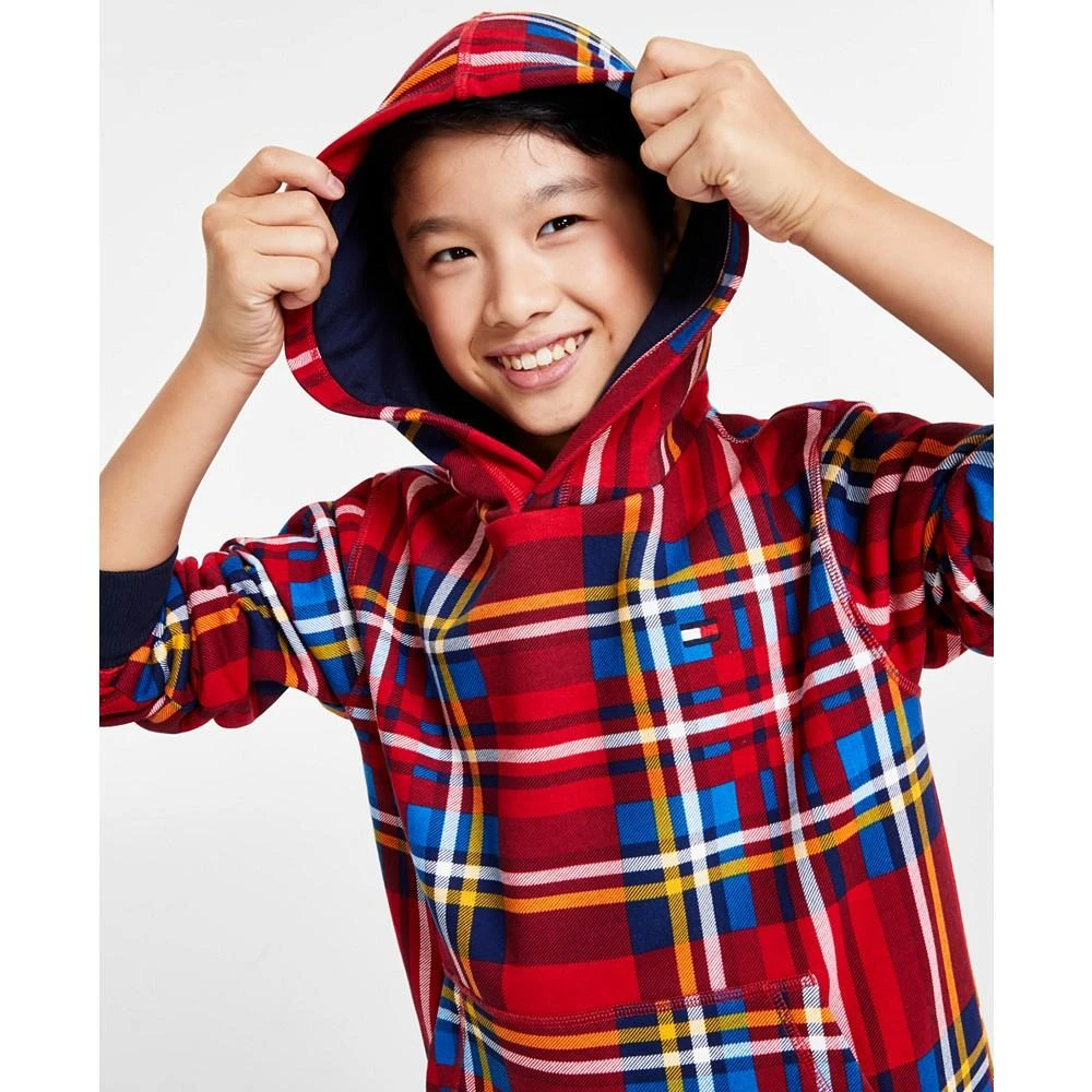 商品Tommy Hilfiger|Big Boys Tonal Argyle Hoodie,价格¥313,第3张图片详细描述