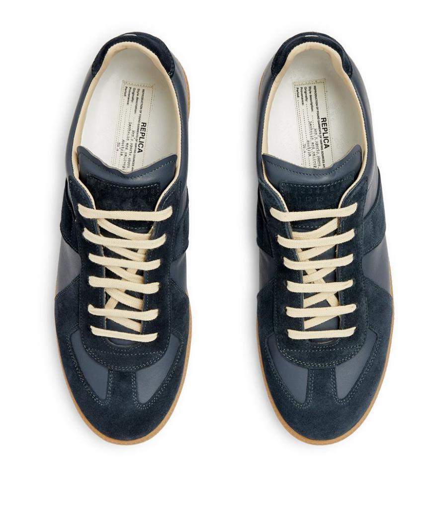 商品MAISON MARGIELA|Leather Replica Low-Top Sneakers,价格¥4494,第4张图片详细描述