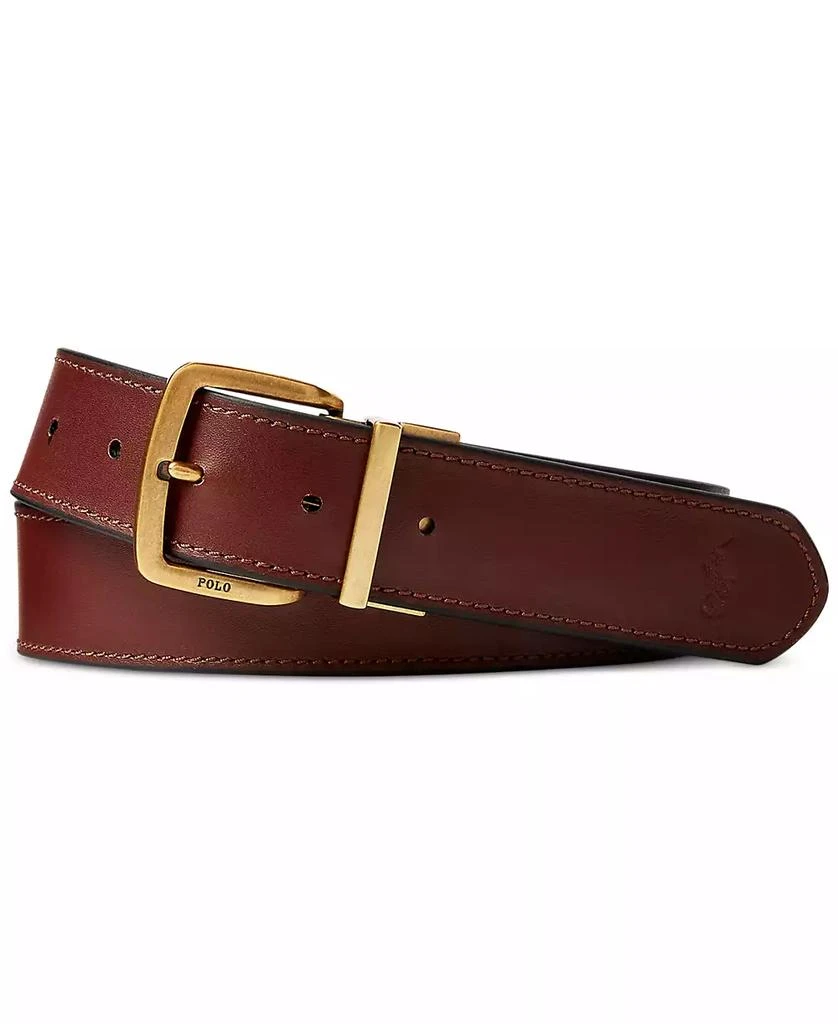 商品Ralph Lauren|Men's Reversible Leather Belt,价格¥604,第1张图片