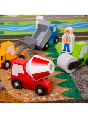 商品Melissa & Doug|Deluxe Road Rug Play Set,价格¥834,第2张图片详细描述