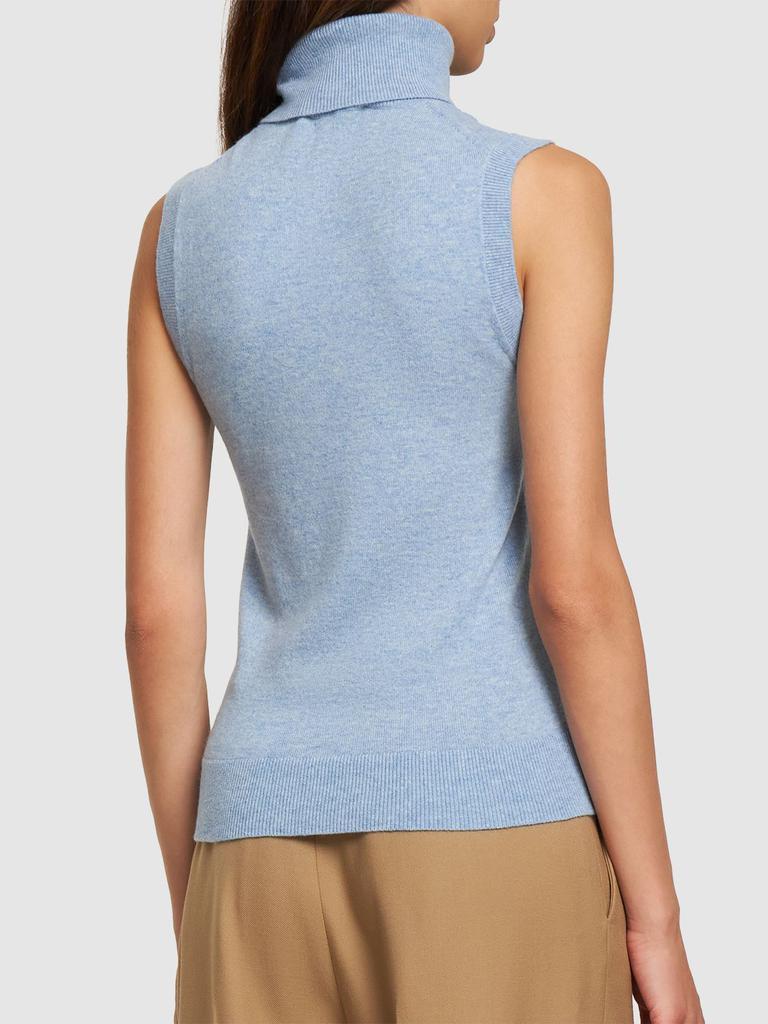商品Michael Kors|Sleeveless Knit Cashmere Turtleneck,价格¥4774,第2张图片详细描述
