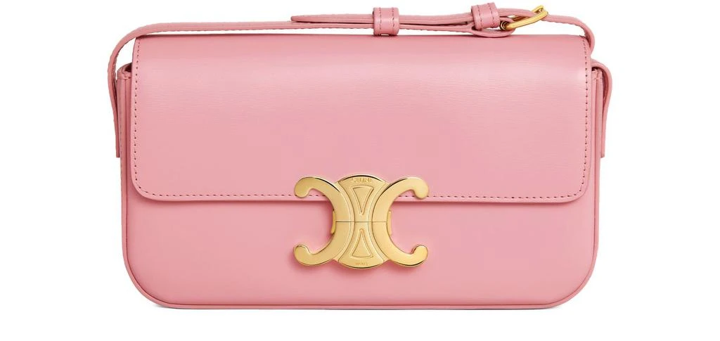 商品Celine|Triomphe 缎面小牛皮单肩包,价格¥23658,第1张图片