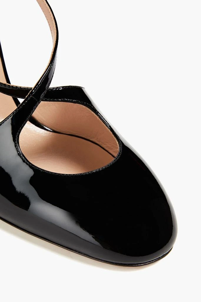 商品Valentino|Cutout patent-leather Mary Jane pumps,价格¥2959,第4张图片详细描述