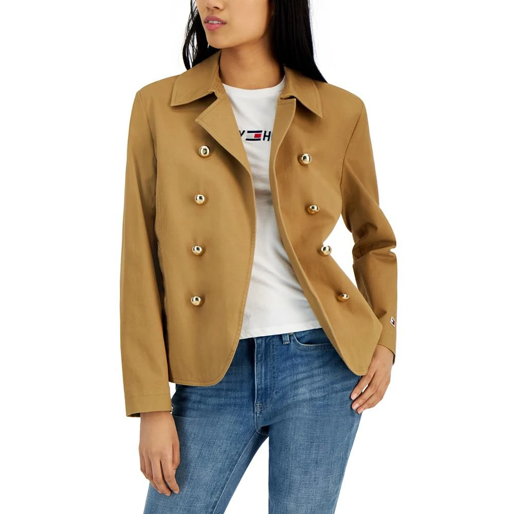 商品Tommy Hilfiger|Women's Double-Breasted Open-Front Jacket,价格¥325,第1张图片