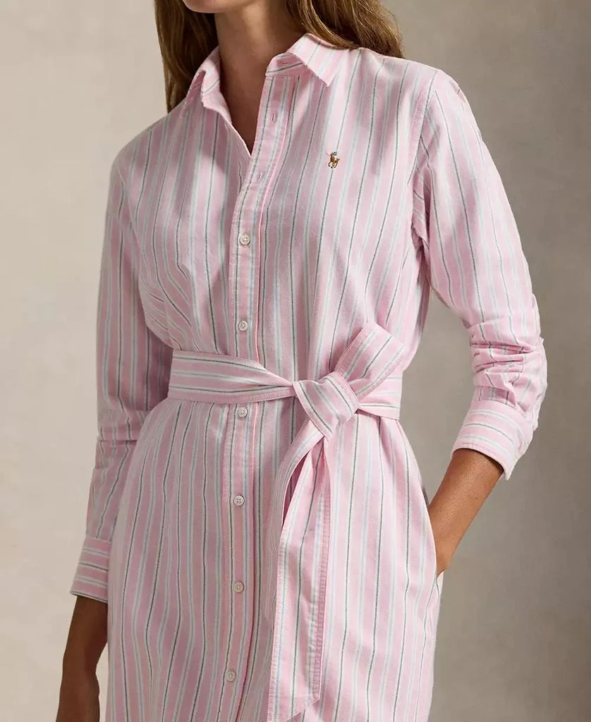 商品Ralph Lauren|Women's Belted Cotton Oxford Shirtdress,价格¥1687,第5张图片详细描述
