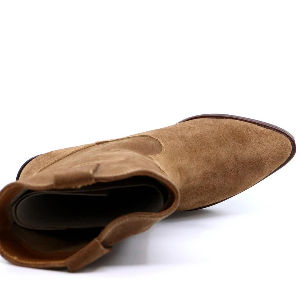商品Ateliers|Women's Dolly Boots In Tan Suede,价格¥891,第2张图片详细描述