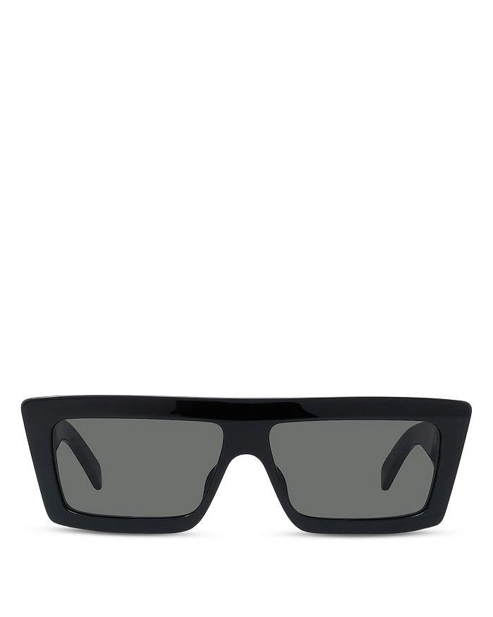 商品Celine|Monochroms Rectangular Sunglasses, 57mm,价格¥3159,第2张图片详细描述