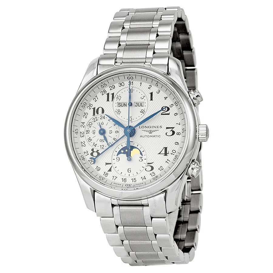 商品Longines|Master Collection Automatic Chronograph Men's Watch L26734786,价格¥18415,第1张图片