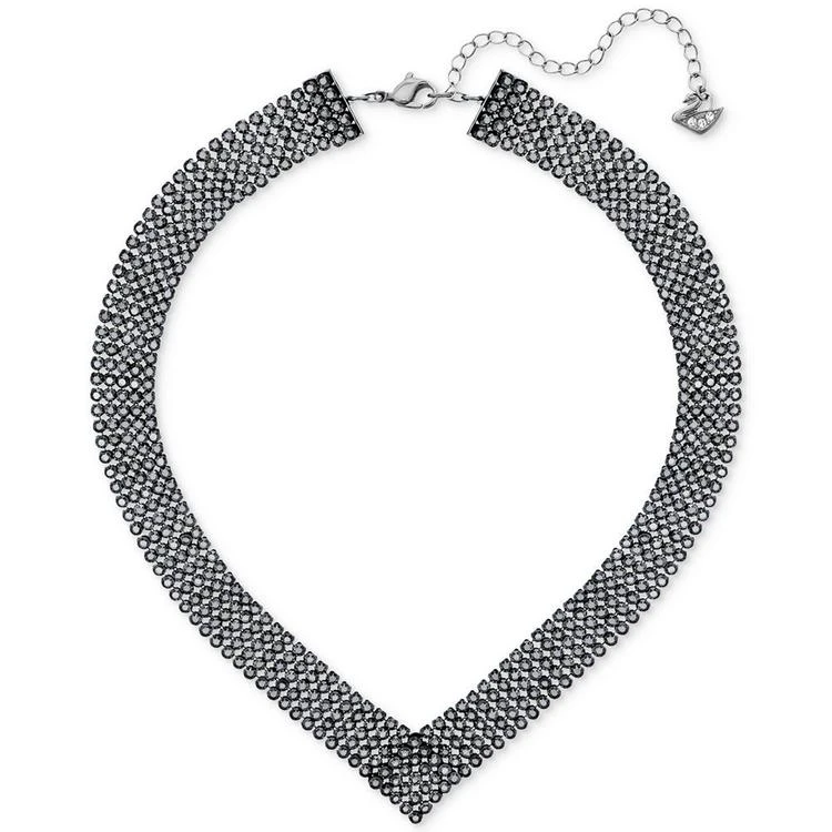 商品Swarovski|Silver-Tone Jet Crystal Collar Necklace,价格¥1490,第1张图片