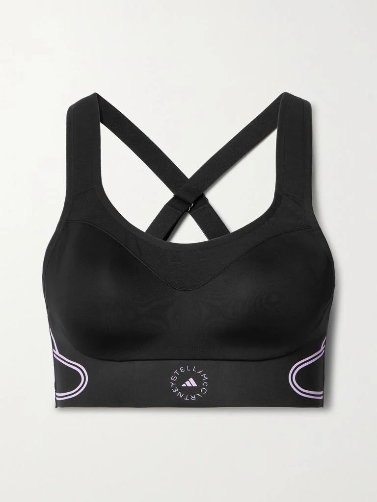 商品Adidas|Truepace 网布边饰弹力再生运动文胸,价格¥398,第1张图片