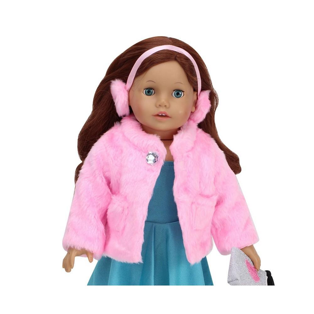 商品Teamson Kids|- 18" Doll - Coat Earmuff Headband Set, 2 Piece,价格¥79,第4张图片详细描述