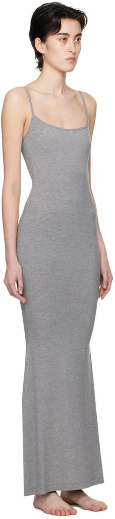 商品SKIMS|Gray Soft Lounge Long Slip Maxi Dress,价格¥221,第2张图片详细描述