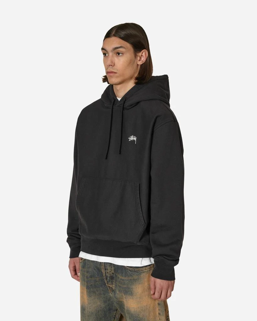 商品STUSSY|Stock Logo Hooded Sweatshirt Black,价格¥862,第2张图片详细描述