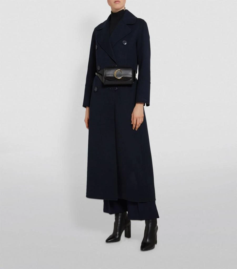 商品Max Mara|Custodi Wool Longline Coat,价格¥8781,第2张图片详细描述