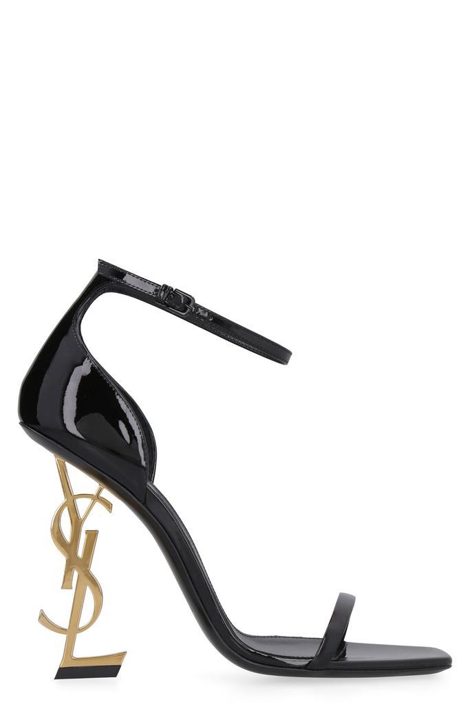 商品Yves Saint Laurent|Saint Laurent Opyum Embellished Heels Patent Leather Sandals,价格¥6664,第1张图片