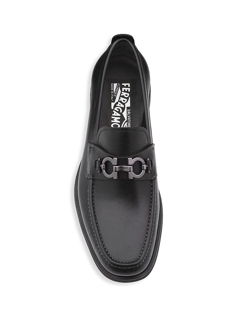 商品Salvatore Ferragamo|David Gancini Bit Leather Loafers,价格¥6767,第5张图片详细描述