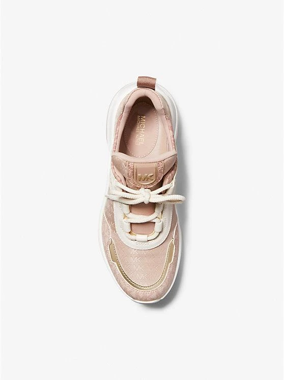 商品Michael Kors|Olympia Extreme Color-Block Jacquard and Logo Trainer,价格¥557,第3张图片详细描述