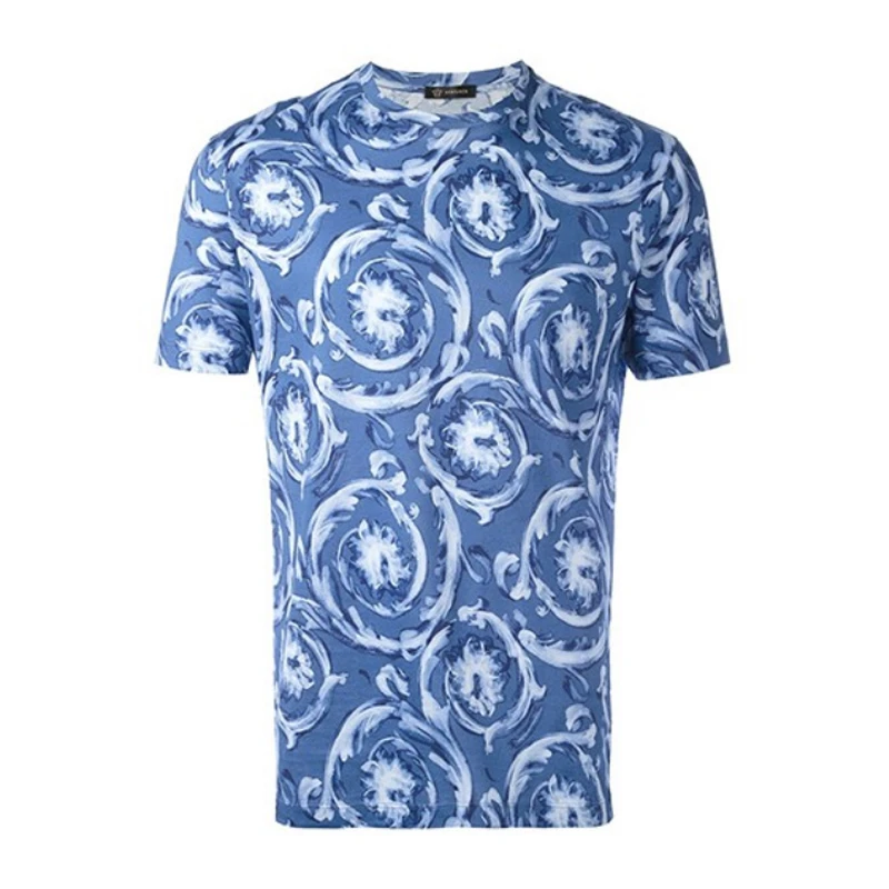 商品Versace|VERSACE JEANS 范思哲牛仔 男士圆领T恤 A76112-1185-A71Y,价格¥2154,第1张图片