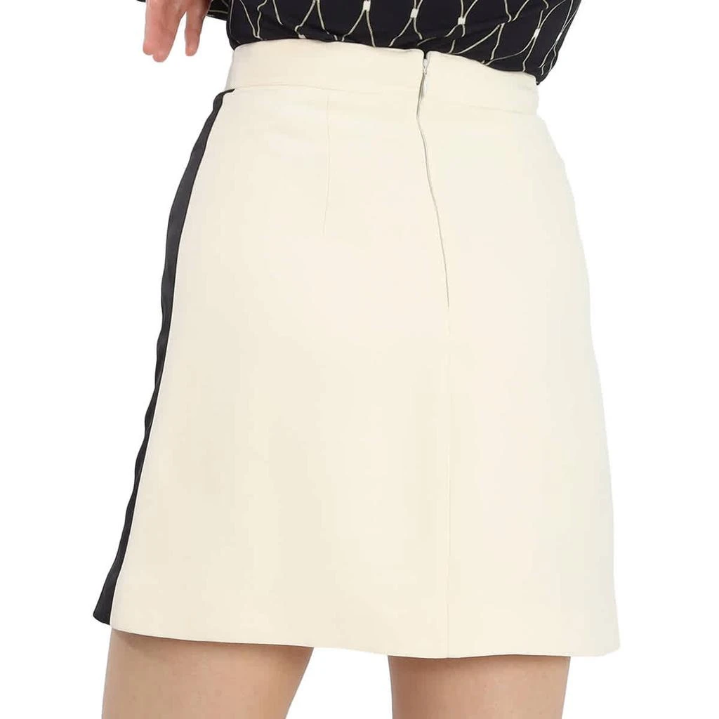 商品Burberry|Ladies Off White Stanforth Wool & Silk Skirt,价格¥721,第3张图片详细描述