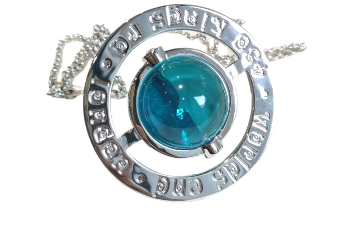 商品[国内直发] Vivienne Westwood|GIANT ORB 限定版土星透明巨球 黄铜 项链 男女同款情侣款 银色,价格¥6026,第5张图片详细描述