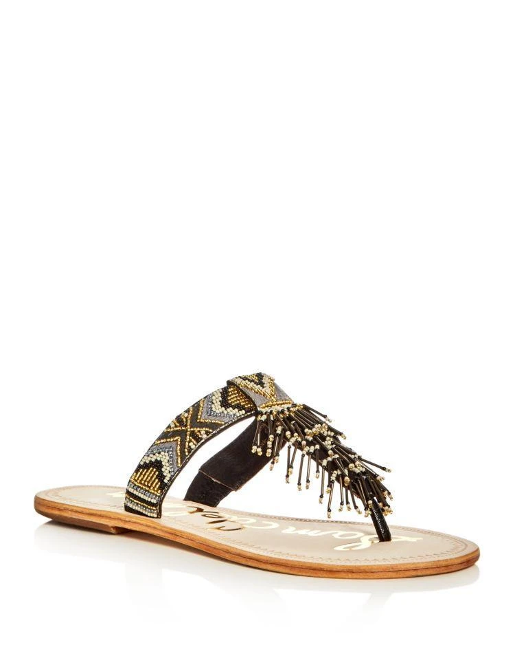 商品Sam Edelman|Sam Edelman Anella Beaded Thong Sandals,价格¥419,第1张图片