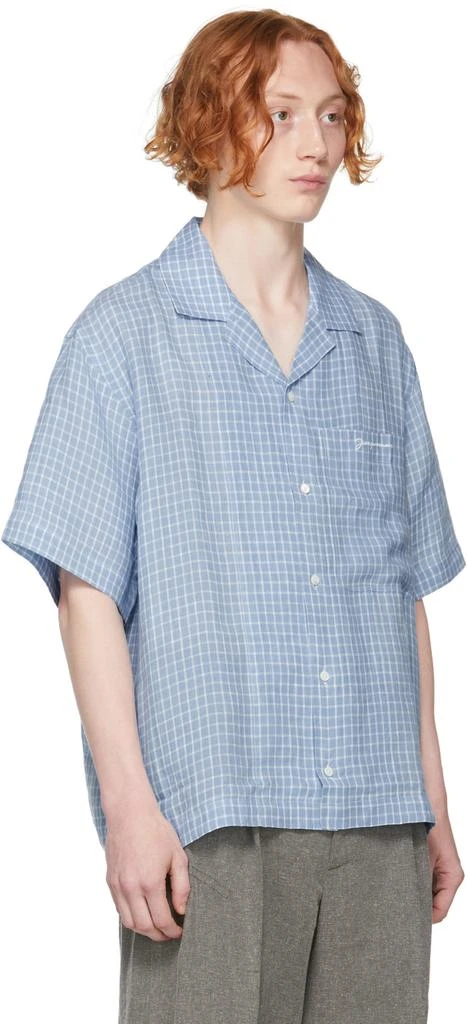 商品Jacquemus|Blue 'La Chemise Jean' Short Sleeve Shirt,价格¥1596,第2张图片详细描述