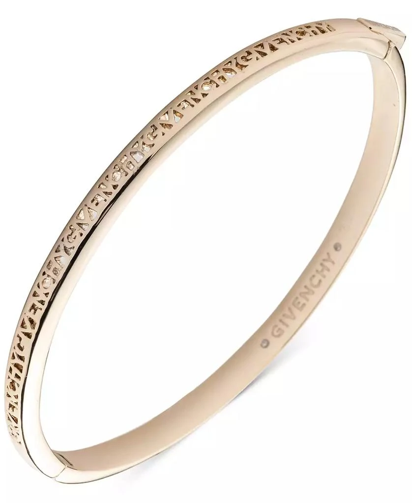 商品Givenchy|Gold-Tone Openwork Logo Bangle Bracelet,价格¥308,第1张图片