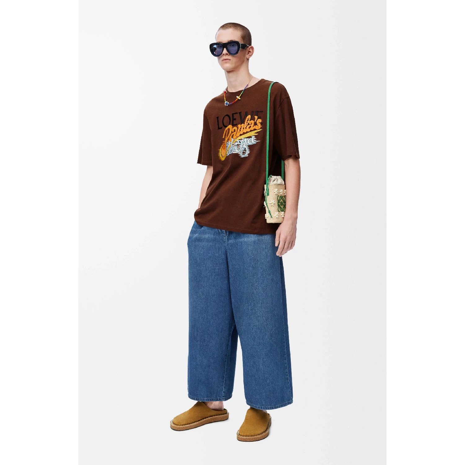 【预售】 罗意威 25春夏 男士 短袖T恤 T-shirt large en coton H616Y22X84-3428  商品