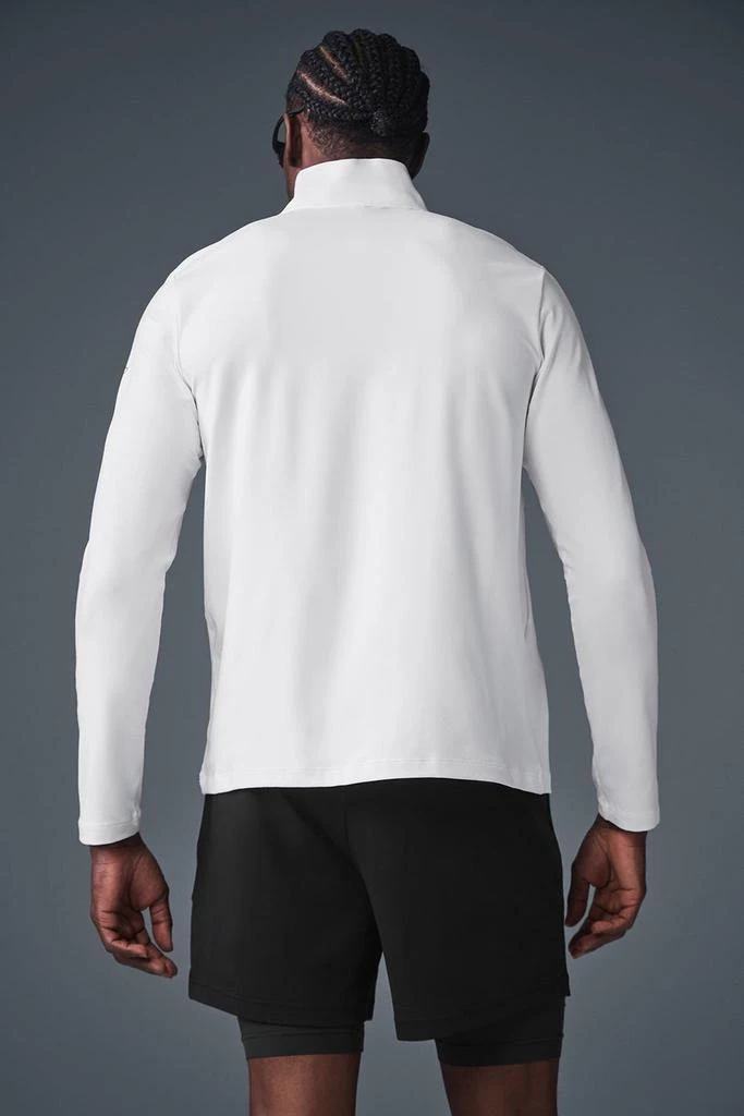 商品Alo|Conquer 1/4 Zip Reform Long Sleeve - White,价格¥748,第2张图片详细描述