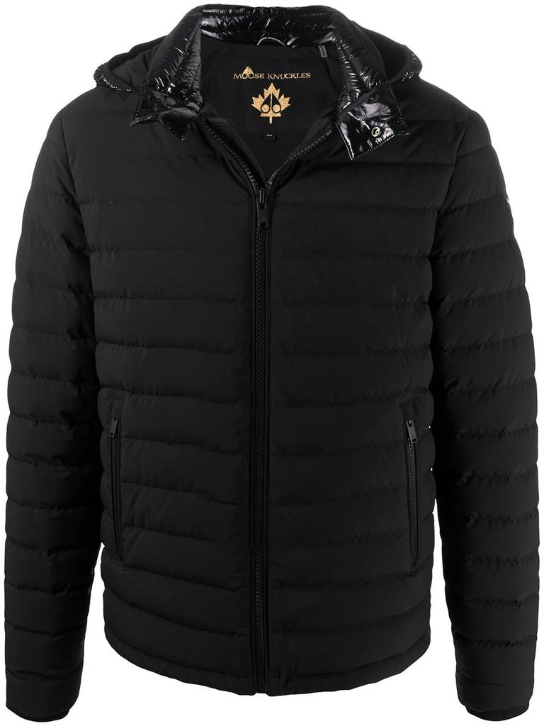 商品Moose Knuckles|Black Rock 2 Down Jacket Coats & Jackets Man,价格¥3428,第1张图片