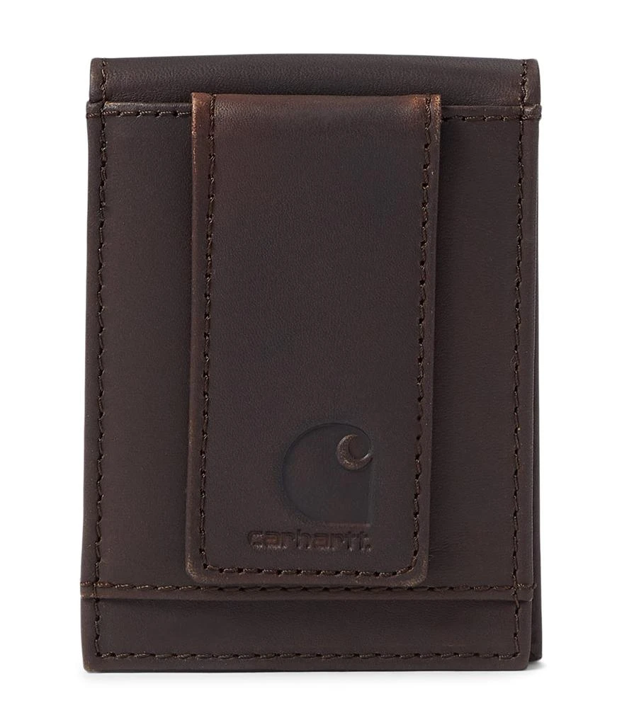 商品Carhartt|Oil Tan Leather Front Pocket Wallet,价格¥263,第1张图片