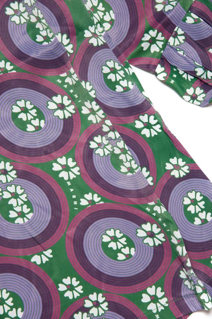 商品Marni|Marni Kids Abstract Printed Crewneck Dress,价格¥1296,第3张图片详细描述