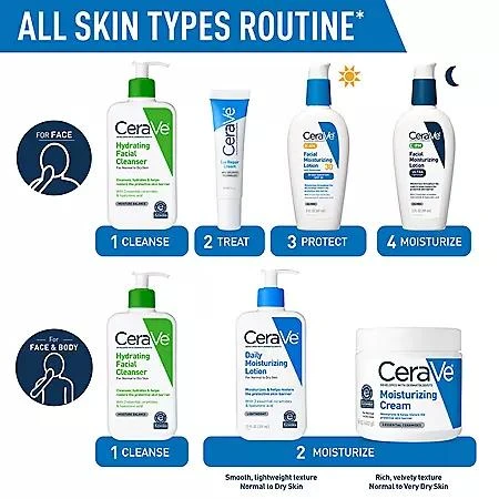 CeraVe Daily Moisturizing Lotion, Normal to Dry Skin, 12 fl. oz., 2 pk. 商品