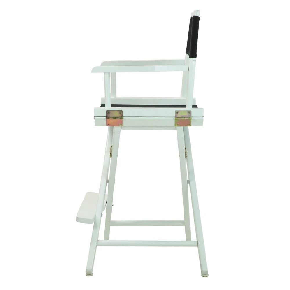 商品Casual Home|24" Director's Chair White Frame-Black Canvas,价格¥1035,第3张图片详细描述