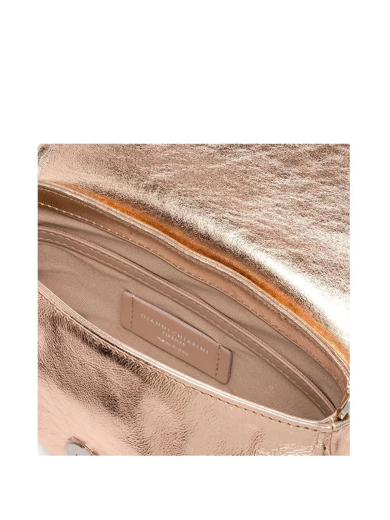 商品GIANNI CHIARINI|Adele Clutch Bag In Metallic Leather With Shoulder Strap,价格¥1575,第4张图片详细描述