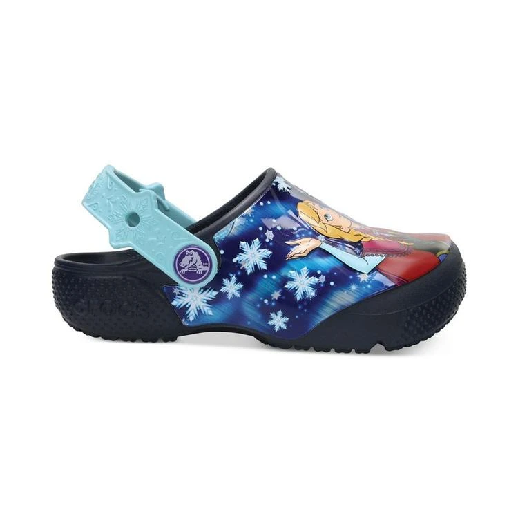 商品Crocs|Fun Lab Frozen Clogs, Baby Girls, Toddler Girls & Little Girls,价格¥262,第2张图片详细描述