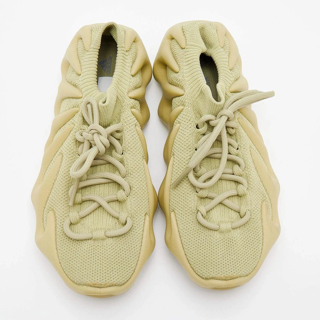 商品[二手商品] YEEZY|Yeezy x adidas Green Knit Fabric 450 Dark Sulfur Sneakers Size 40 2/3,价格¥1153,第3张图片详细描述