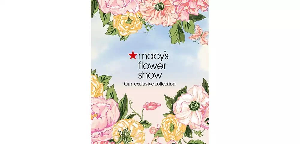 Flower Show Printed Canvas Tote, Exclusively at Macy's 商品