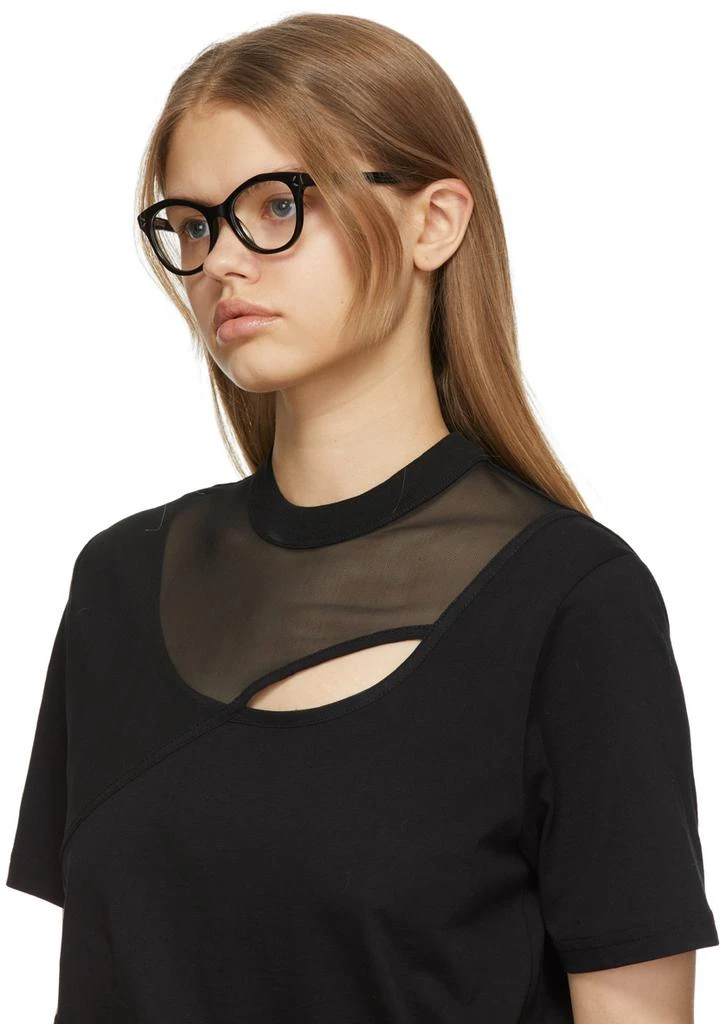 商品Alexander McQueen|Black Cat Eye Glasses,价格¥805,第4张图片详细描述