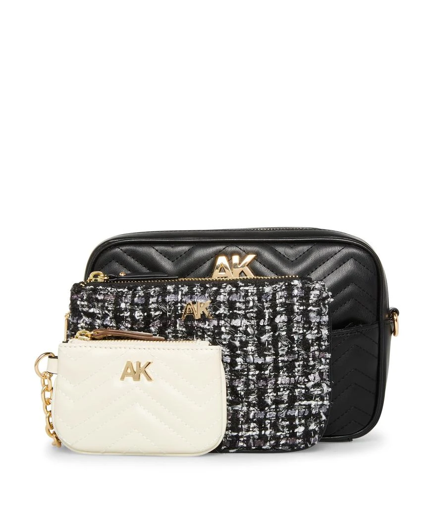 商品Anne Klein|Mixed Media Camera Crossbody with Two Detachable Pouches,价格¥641,第4张图片详细描述