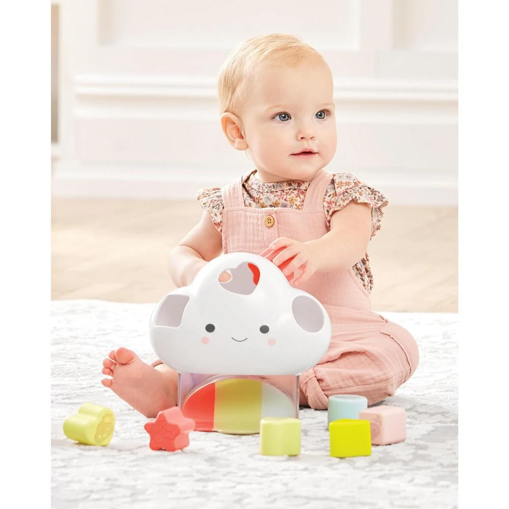 Silver-Tone Lining Cloud Feelings Shape Sorter Baby Toy 商品