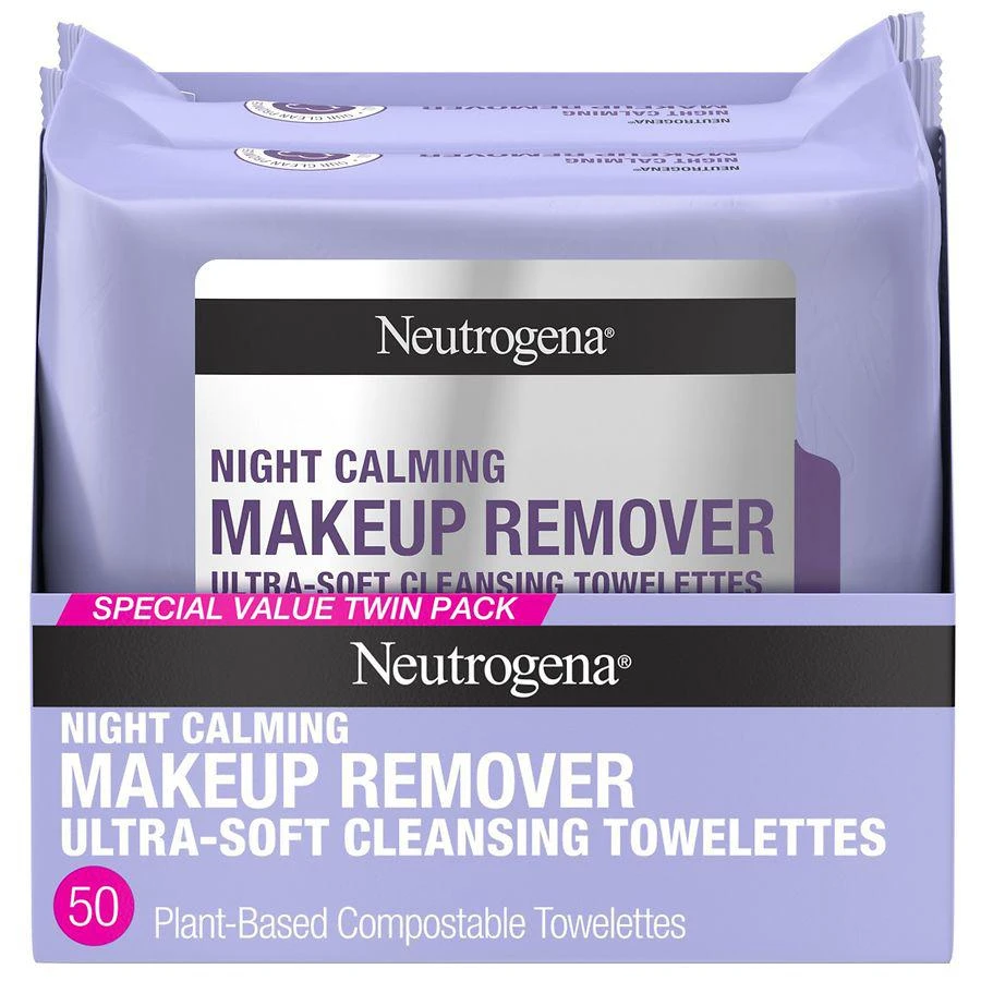 商品Neutrogena|Night Calming Facial Cleansing Wipes Unspecified,价格¥150,第1张图片