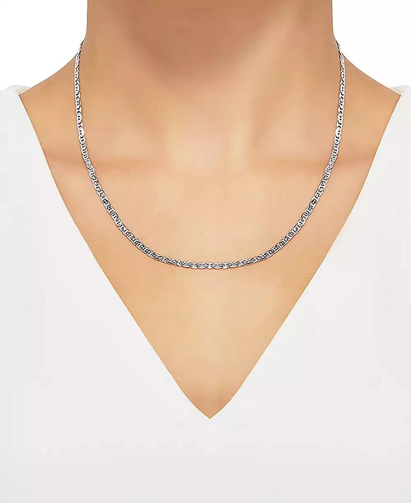 商品Giani Bernini|Mariner Link 18" Chain Necklace in Sterling Silver,价格¥234,第2张图片详细描述