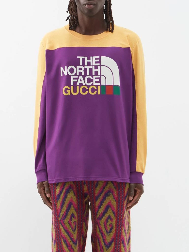 商品Gucci|X The North Face cotton long-sleeved T-shirt,价格¥5767,第1张图片