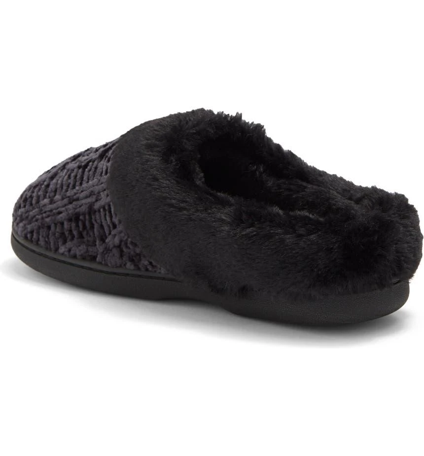 商品Dear Foams|Claire Chenille Knit & Faux Fur Slipper,价格¥140,第2张图片详细描述