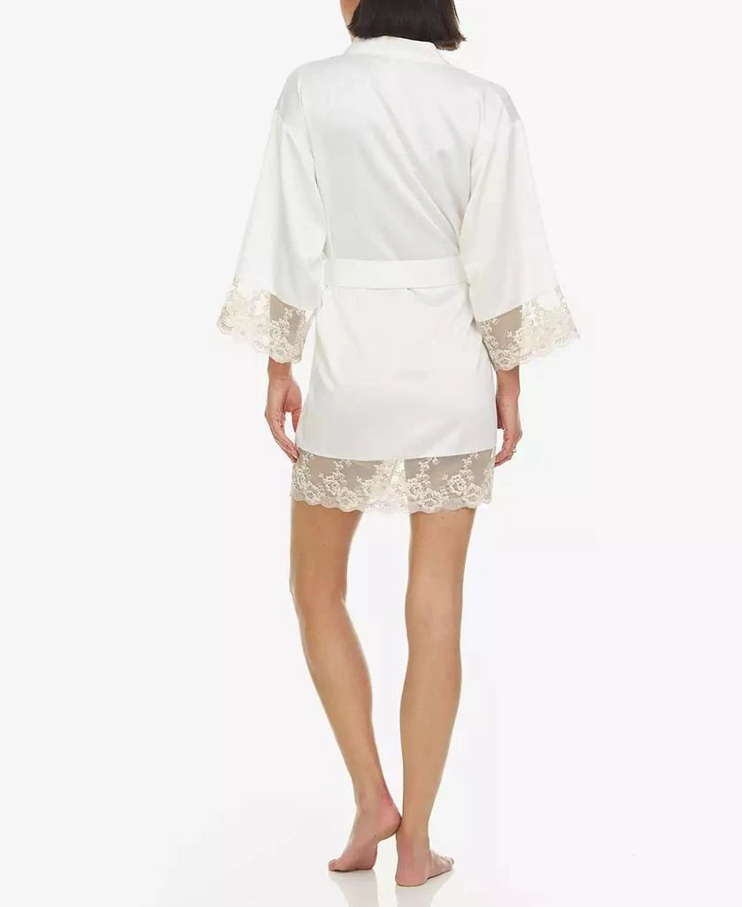 商品Flora Nikrooz|Women's Rosa Satin Coverup Robe,价格¥326,第2张图片详细描述