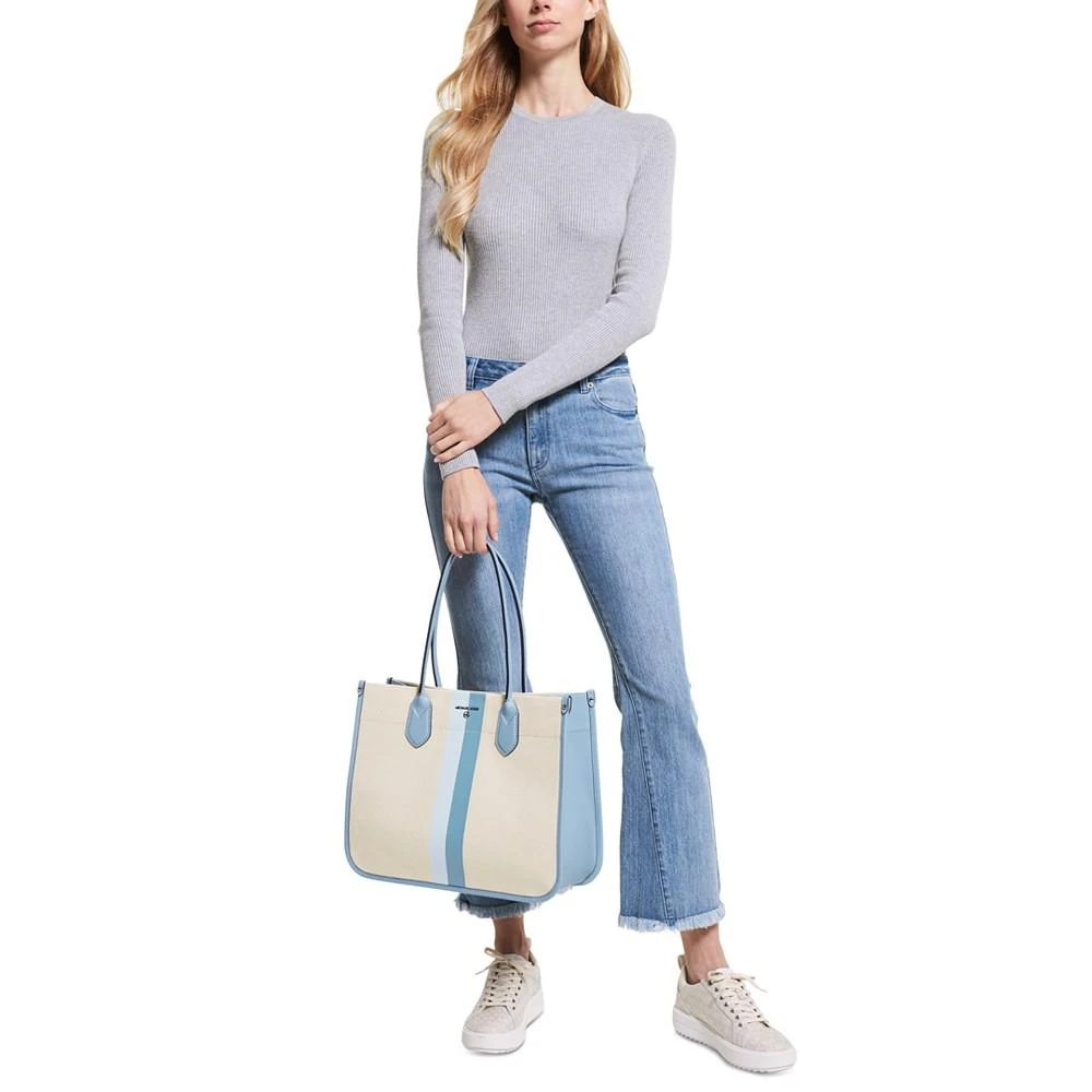 商品Michael Kors|Heidi Extra Large Stripe Canvas Tote Bag,价格¥1343,第5张图片详细描述