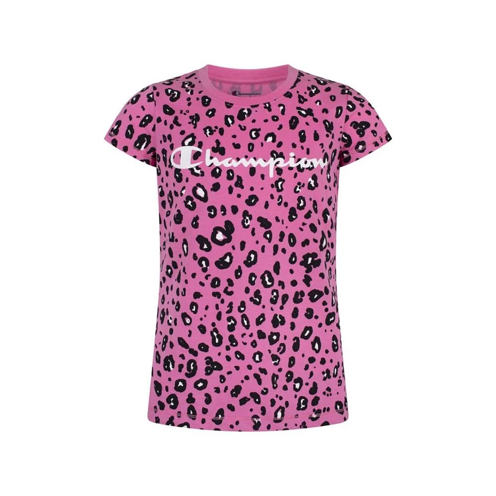 商品CHAMPION|Big Girls Leopard Print T-shirt,价格¥41,第1张图片